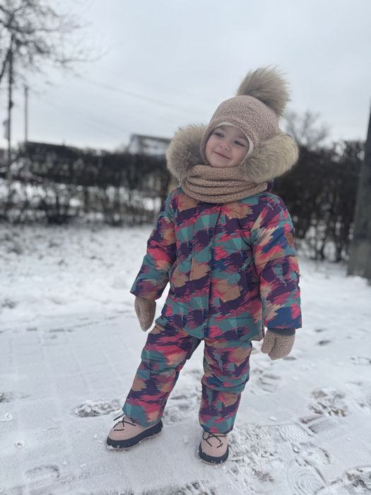 Зимовий костюм курточка і напів комбінезон  Teplee net 92-98 2-3 роки