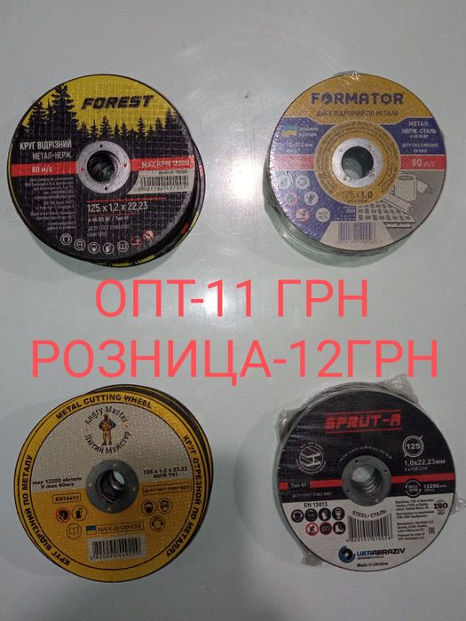 Круг отрезной  Градиент230мм. Диск для болгарки