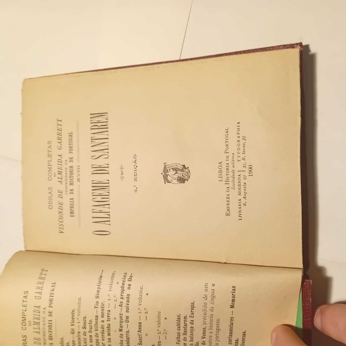 Almeida Garret, O Alfageme de Santarém (1900)