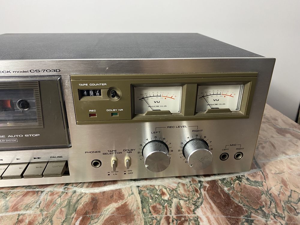 Dec kasetowy Aki CS-703D Kwaśniów Górny • OLX.pl