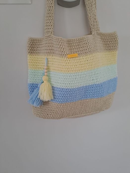 Torba z włóczki - handmade