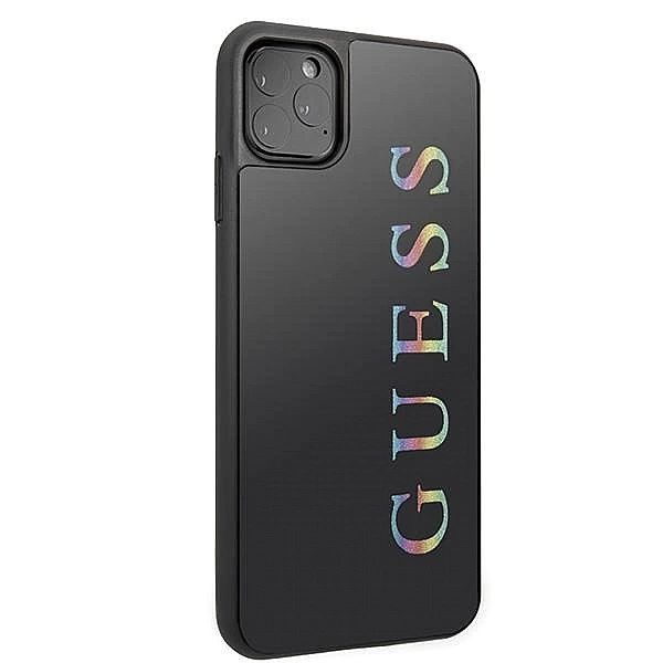 Etui Guess Glitter Logo na iPhone 11 Pro Max - czarne
