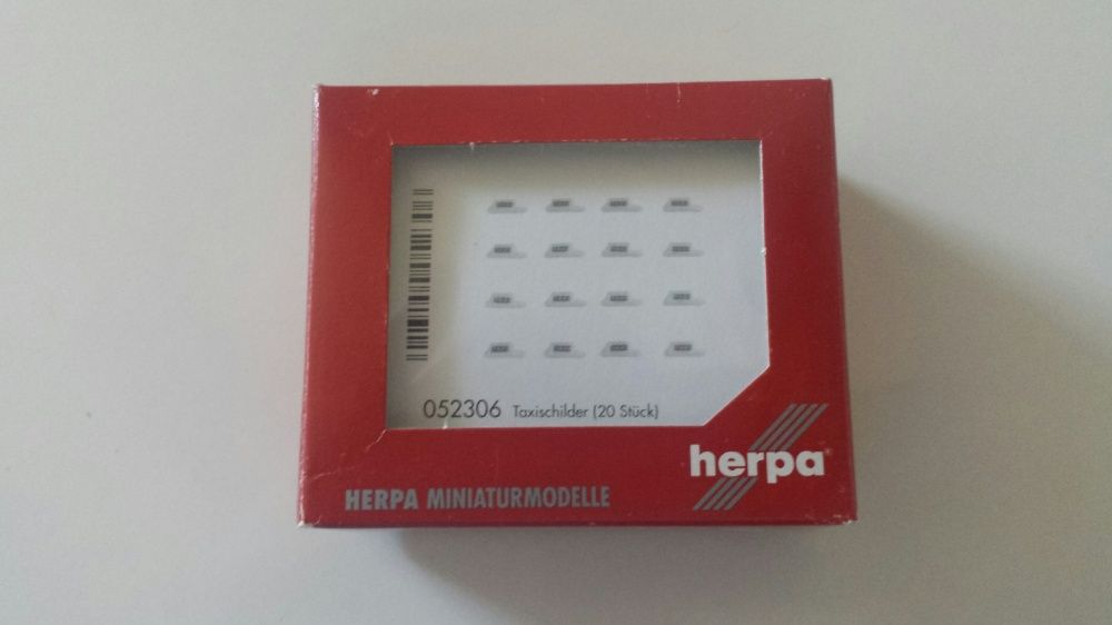 Placa tejadilho TAXI H0 1/87 HERPA