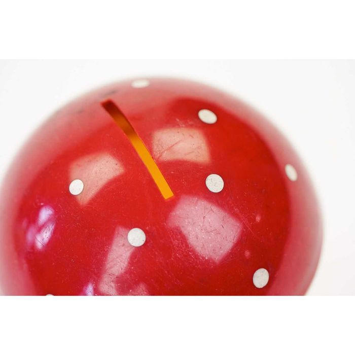 Stara skarbonka z prl grzybek muchomor