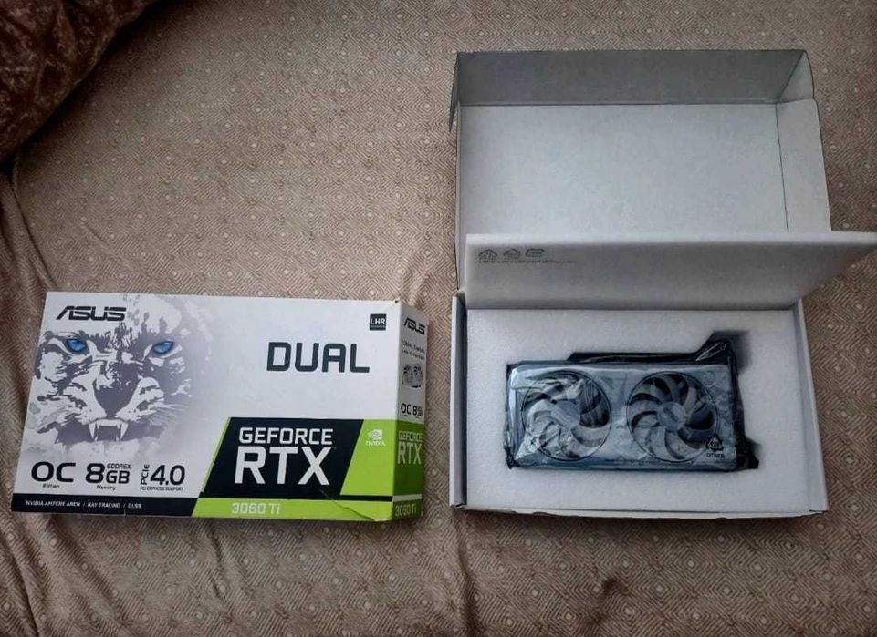 ASUS Dual GeForce RTX 3060 Ti White OC Edition with 8GB GDDR6X64740467862530123