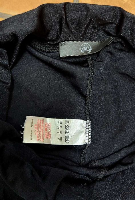 Przewiewne spodnie domowe alladynki Missguided damskie czarne