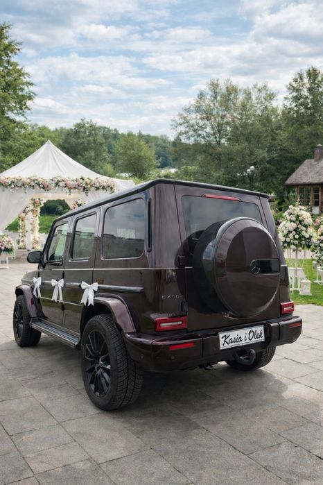 Samochód do ślubu na wesele Tarnow Kraków najnowszy Mercedes G Klasa