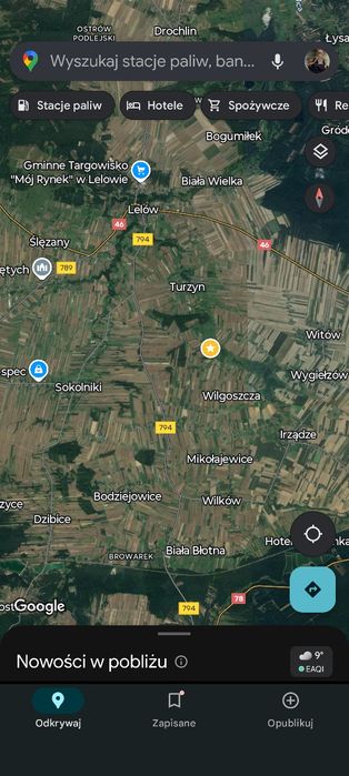 Sprzedam działkę z bezpośrednim dostępem do drogi