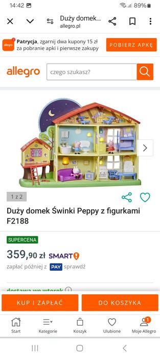 Sprzedam domek Świnki Peppy