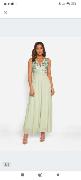 Szyfonowa sukienka Bonprix rozmiar 42