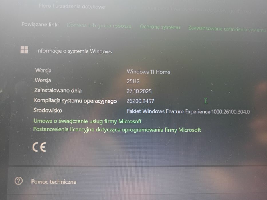 Laptop HP srebrny