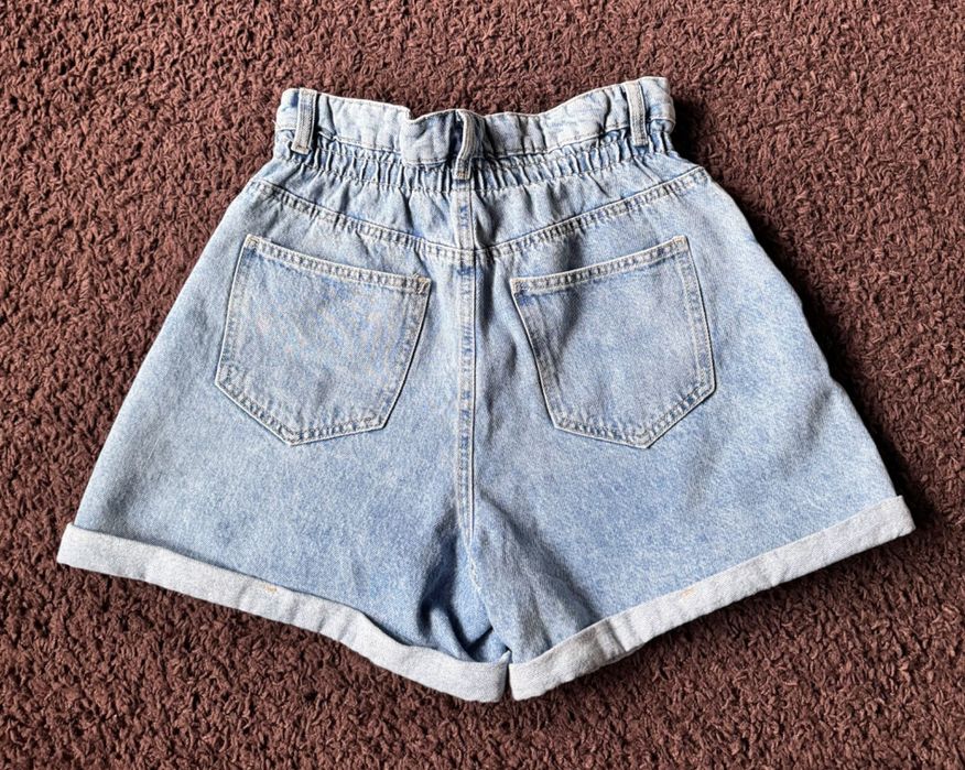 Reserved szorty jeansowe jasne mom wysoki stan S M 36 38 nowe