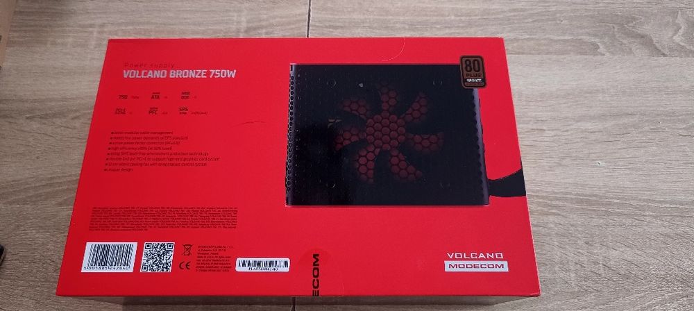 Nowy zasilacz Modecom Volcano Bronze 750W