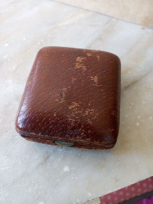 Despertador vinage mecanico de viagem Swiza 8 de 1950