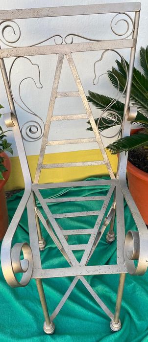 Cadeira ferro forjado