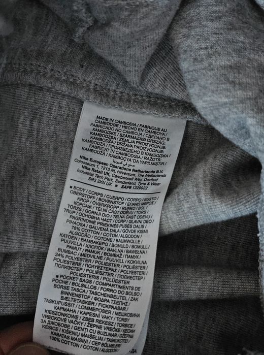 Spodnie dresowe Nike Rozmiar XS Szare dres dresy nike tech