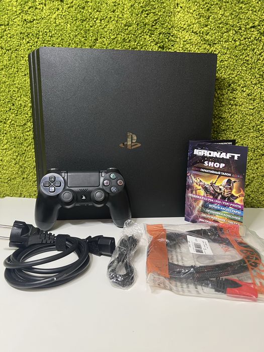 Игровая консоль Playstation 4 pro 1TB + 60 игр + 6 месяцев Гарантии