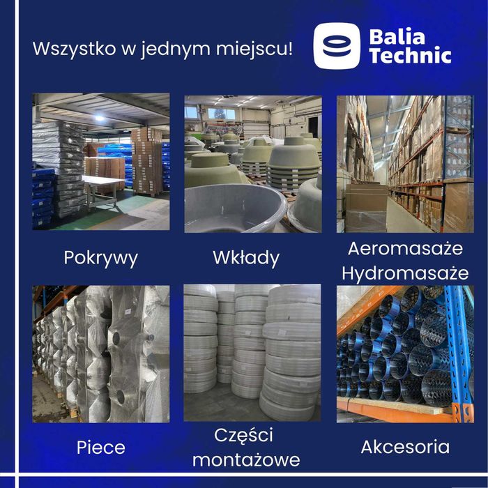 HURT Wkład akrylowy do balii ogrodowej HURTOWNIA CZEŚCI DO BALI WKŁADY