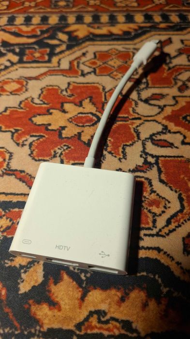 Przejściówka adapter iPhone iPad iOS HDMI USB do Lightning