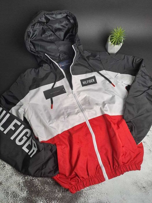 СКИДКА! XL (54) ветровка TOMMY HILFIGER томми хилфигер вітровка томмі
