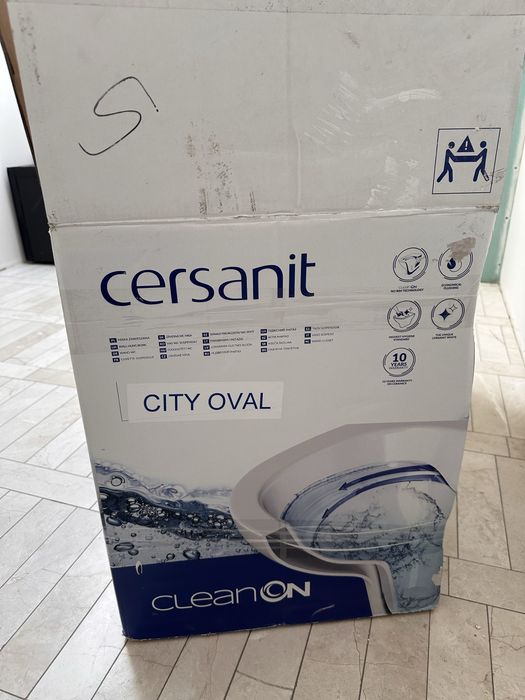 Miska Cersanit New City Oval z Deską wolnoopadającą