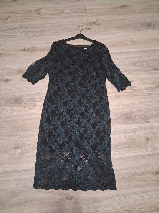Sukienka damska elegancka koronka 44 XXL Livili