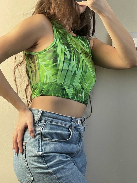 SOC zielony crop top rozmiar 36