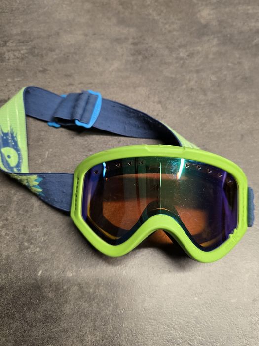 Gogle dzieciece Anon Tracker Junior Gremlin/Green Amber Ski Goggles