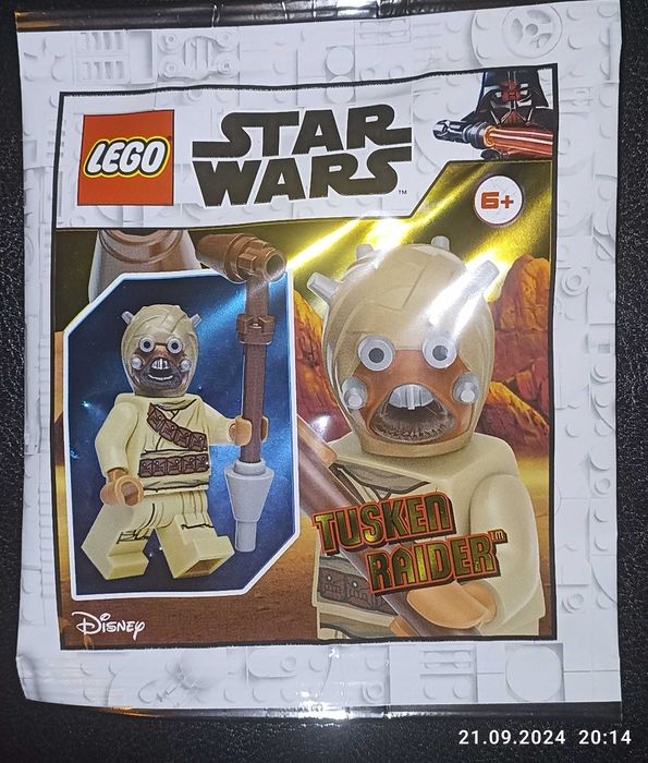 Lego Star Wars Tusken Raider Minifigurka wraz z magazynem Lego 6/2022