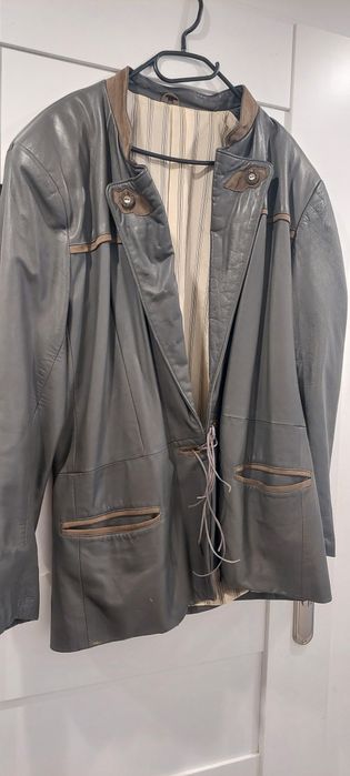 Odsprzedam piękny żakiet kurtka ze skóry