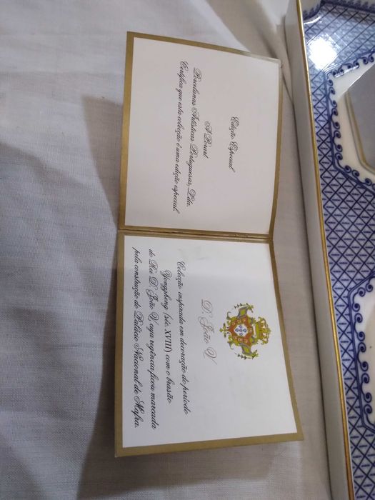 Tinteiro Oficina Real com certificado.