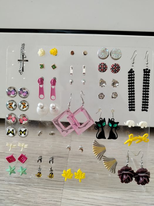 Kolczyki zestaw różne