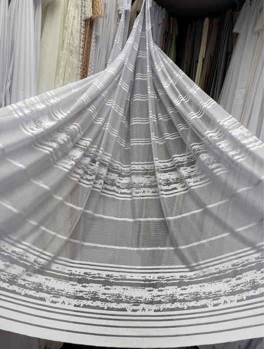 Тюль тюлі жакард висота 2.5м 2.9м 1.6м 1.8м жакарди