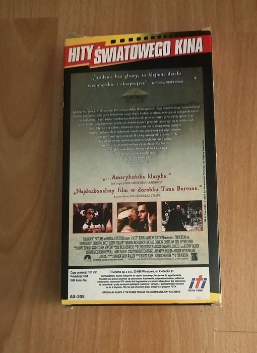 Jeździec bez glowy VHS