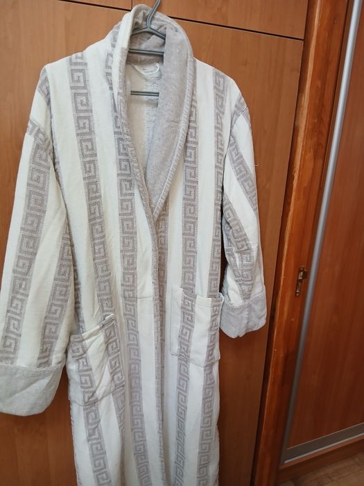 Мужской халат велюровый