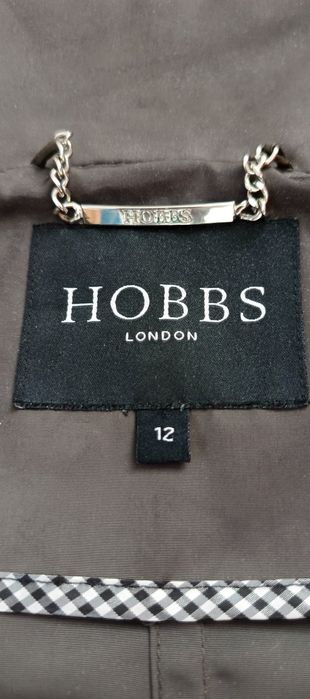 Parka, Hobbs, 12/40, khaki, kołnierz, troczek w pasie