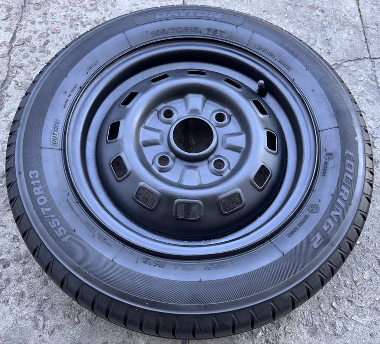 Запаска Dayton Touring 2 155/70 r13 4x114.3 ET-45 на Chery QQ/Daewoo Matiz/Chevrolet Spark