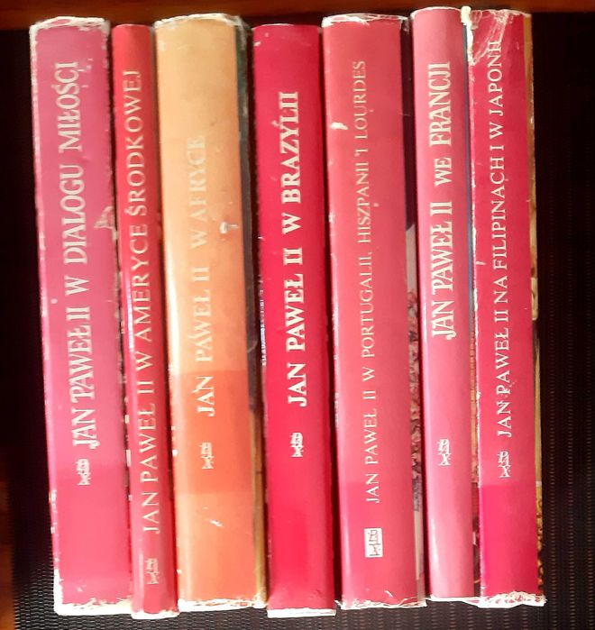 7x Jan Paweł II wydawnictwo PAX PRL