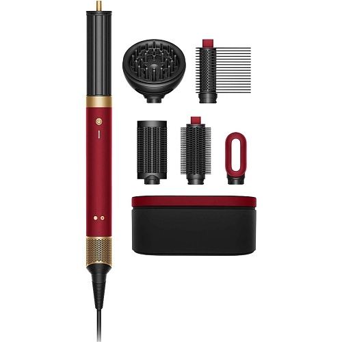 Фен-стайлер, мультистейлер Dyson Airwrap Coanda 2x Multi-styler & Dryer Straight to Wavy Red Velvet/Gold