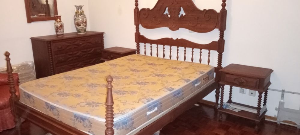 Quarto de casal rústico completo