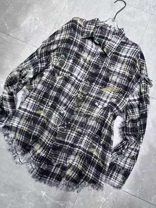 Рубашки лонги в стилі balenciag chrome heart miu miu