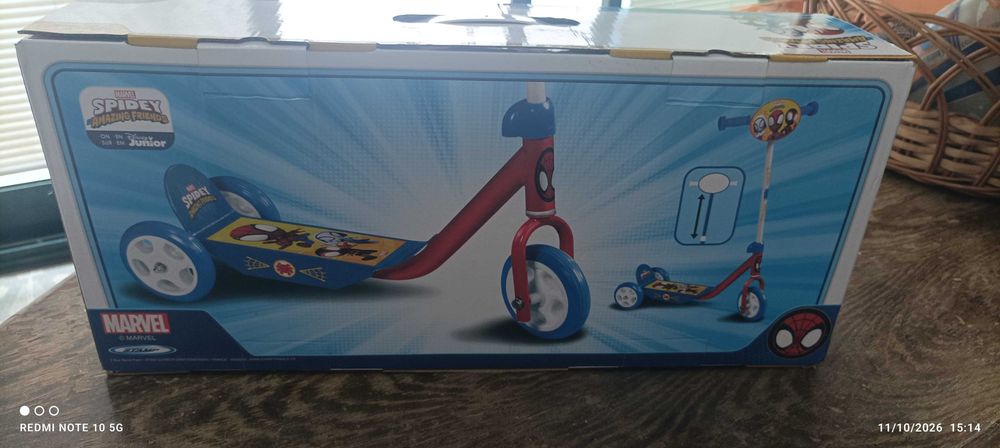 Trotinete 3 rodas Spider Man