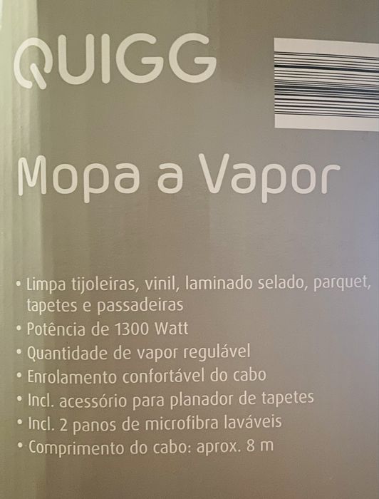Mopa a vapor QUIGG