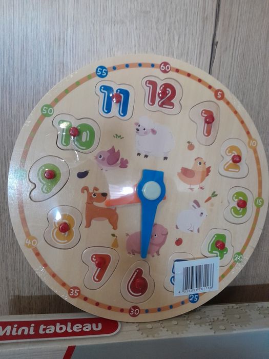 Zegar edukacyjny Nowy