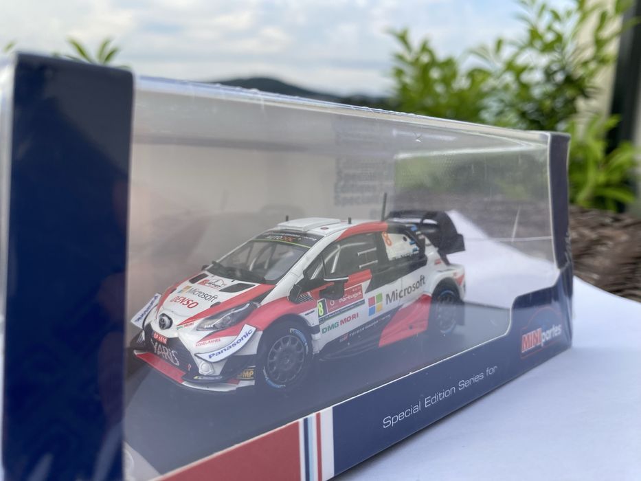 Miniatura Toyota Yaris WRC - Tanak - vencedor rali portugal 2019