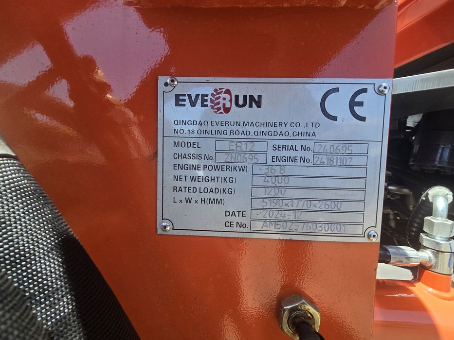 Pa carregadora Everun ER12 2024 preço com iva