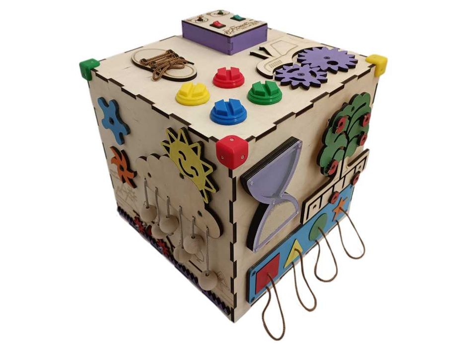 Kostka manipulacyjna sensoryczna Montessori Tablica Personalizowana