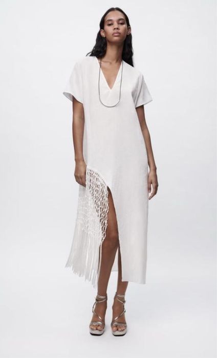 Сукня ZARA xs s льон