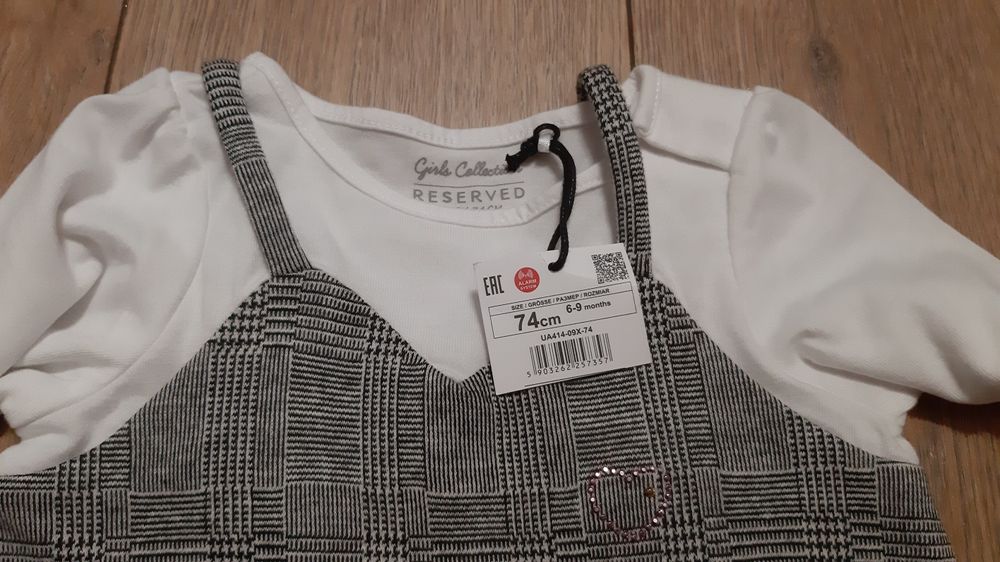 Nowa sukienka i rajstopki Reserved prezent