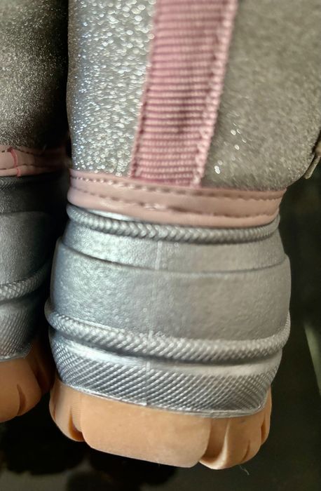 Juicy Couture Śniegowce brokatowe tęczowe NOWE rozmiar 29